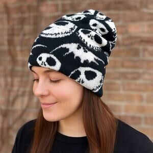 Disney Nightmare Before Christmas Jack Skellington Knit Beanie Bioworld
